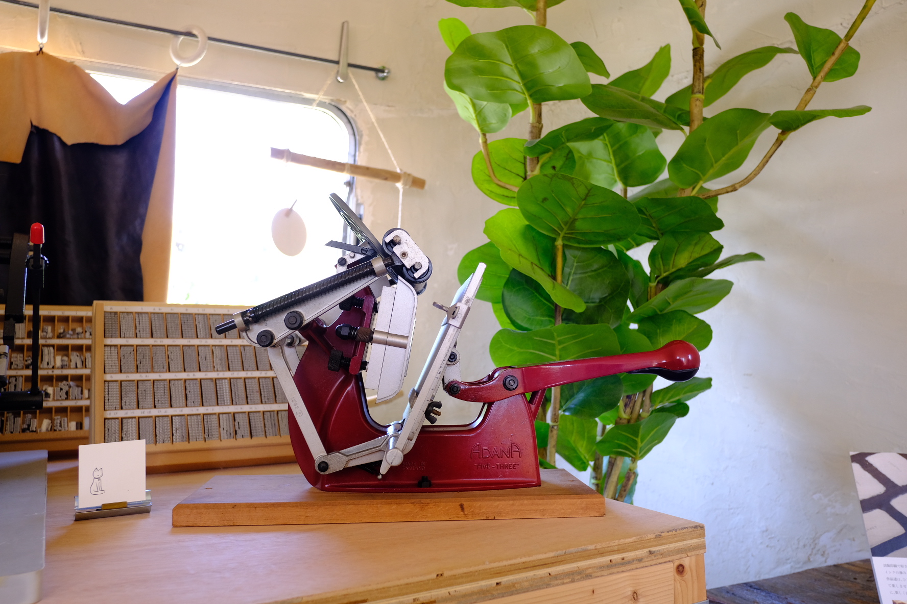 活版印刷眼鏡と猫ノ舎出店のご案内